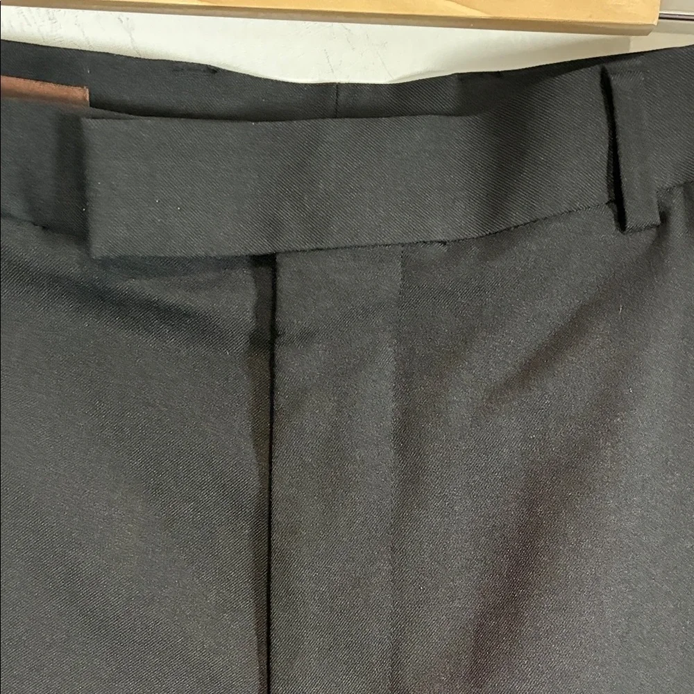 Perry Ellis Portfolio Black Dress Pants 34 Career Office Slacks